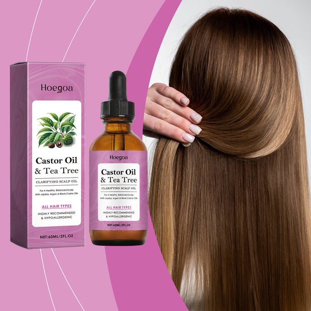 HOEGOA Scalp Treatment Oil Nourishes Hair, Moisturizes And Locks In Moisture, Improves Hair Texture, Reduces Oil Frizz