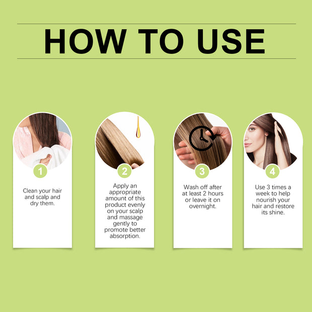 Hoegoa Herbal Hair Oil Hydrates, Moisturizes, Nourishes The Scalp, Improves Dryness, Frizz And Hair Treatment