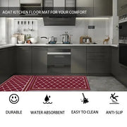 Kitchen Mat Cushioned Kitchen Rugs Non-Skid Waterproof Kitchen Mats