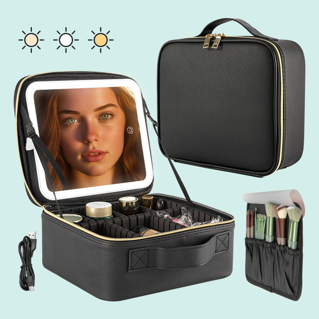 Makeup Case With Light Black