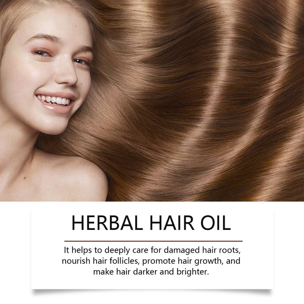 Hoegoa Herbal Hair Oil Hydrates, Moisturizes, Nourishes The Scalp, Improves Dryness, Frizz And Hair Treatment