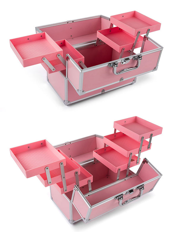 Make Up Specialist Cosmetic Case Three-layer Large Capacity