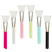 1 Pcs Reusable Silicone Face And Body Mask Applicator  Soft Hairless Spatula Brush For Clay, Mud, Lotion And DIY Skincare, 6 Colors