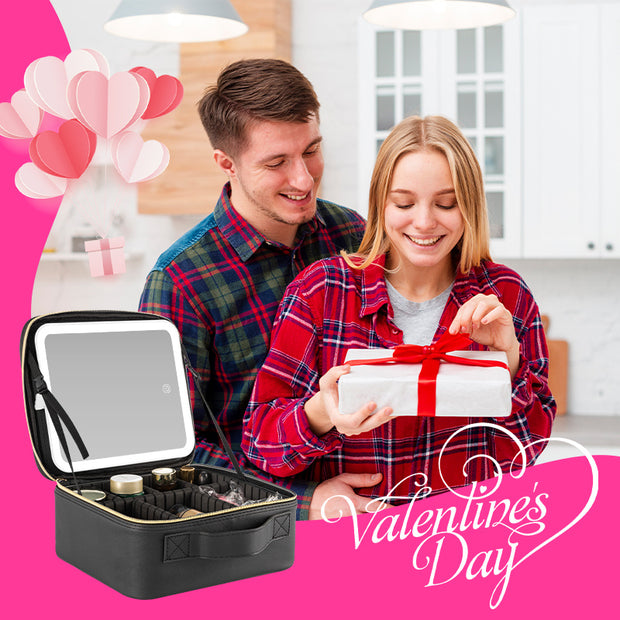 Makeup Case With Light Black