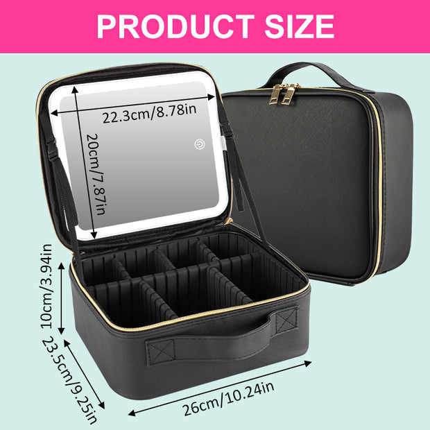 Makeup Case With Light Black